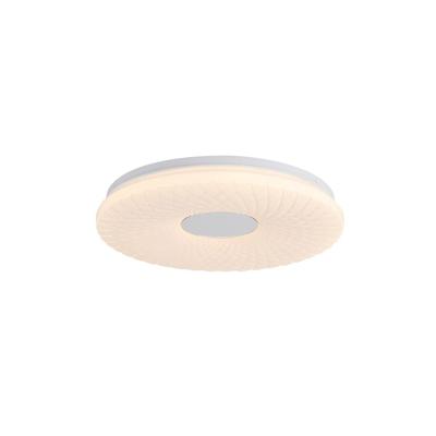 Searchlight PlafonniereHalolux chroom en wit - 72200-38WH