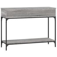 Wandtafel 100x34,5x75 cm bewerkt hout grijs sonoma eikenkleurig - thumbnail