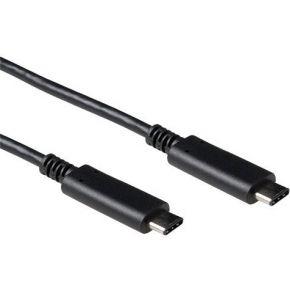 ACT SB0011 USB-kabel 1 m 3.2 Gen 2 (3.1 Gen 2) USB C Zwart