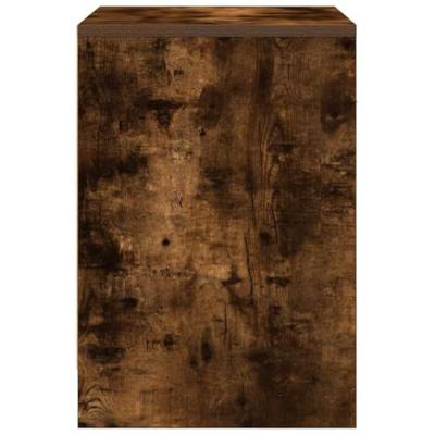 Nachtkastjes 2 st met lade 40x34x50 cm gerookt eikenkleurig