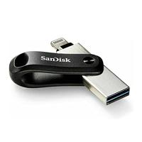 SanDisk iXpand™ Flash Drive Go USB-stick smartphone/tablet Zwart, Zilver 128 GB USB-A 3.2 Gen 1, Apple Lightning - thumbnail