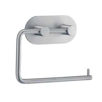 Smedbo Beslagsboden Toiletrolhouder - 13.4x10.8x3cm - zelfklevend - RVS Geborsteld Edelstaal B1097