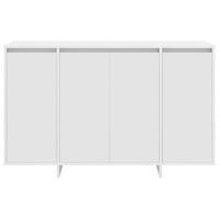 Dressoir Wit 120 x 41 x 75 cm Bewerkt hout - thumbnail