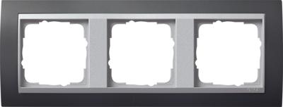 Gira Event Antraciet / Aluminium 3-voudig