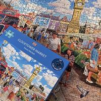 Gibsons Puzzel Clocktower Market 1000 Stukjes - thumbnail
