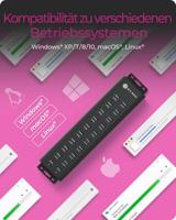 ICY BOX IB-HUB1720-U3 Zwart - thumbnail