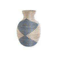 Vaas DKD Home Decor Blauw Natuurlijk Mediterrane 31 x 31 x 50 cm - thumbnail
