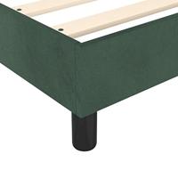 Boxspringframe fluweel donkergroen 80x200 cm - thumbnail