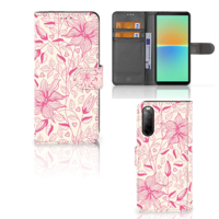 Sony Xperia 10 IV Hoesje Pink Flowers - thumbnail