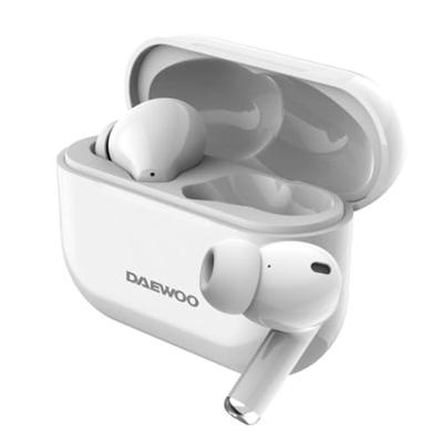 Daewoo TWS In Ear DW2002 Draadloze hoofdtelefoon met oplaadetui, wit