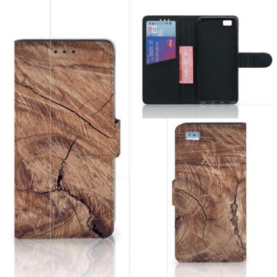 Huawei Ascend P8 Lite | Book Style Case | Tree Trunk