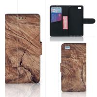 Huawei Ascend P8 Lite | Book Style Case | Tree Trunk - thumbnail