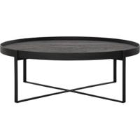 DTP Home Salontafel 'Pluto' Teakhout, 100cm, kleur Zwart - thumbnail