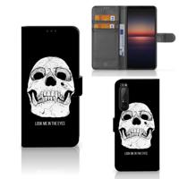 Telefoonhoesje met Naam Sony Xperia 1 II Skull Eyes - thumbnail