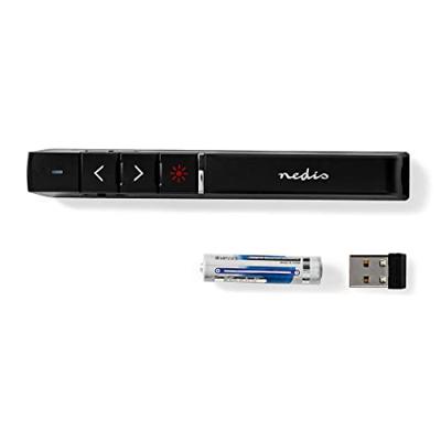 Laser Presenter | Draadloos | USB mini dongle | Zwart