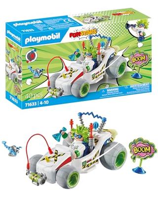 PLAYMOBIL 71633 Onderzoeker en kart, Funstars, 40 stuks, vanaf 4 jaar