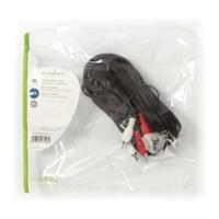 Stereo-Audiokabel | 2x RCA Male - 2x RCA Male | 10 m | Zwart - thumbnail