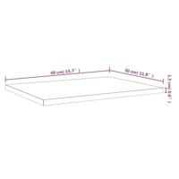 Wandschappen 4 st 40x30x1,5 cm bewerkt hout grijs sonoma eiken - thumbnail