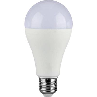 V-TAC 214455 LED-lamp Energielabel F (A - G) E27 Peer 15 W Wit (Ø x h) 65 mm x 134 mm 1 stuk(s)