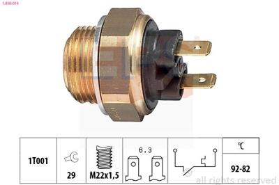 Temperatuurschakelaar, radiateurventilator 1850016