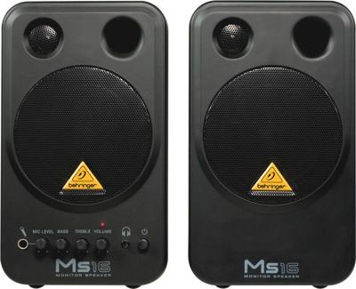 Behringer MS16 Actieve studiomonitor set (2 stuks)