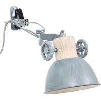 Steinhauer KlemspotGearwood zinkgrijs met hout - 2752GR - thumbnail