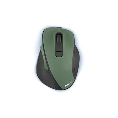 Hama optische draadloze muis 6 knoppen mw-500 recharge accu ergo. bosgroen - thumbnail