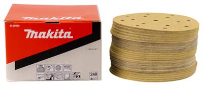 Makita B-39350 Schuurschijf 150mm K240 Yellow Velcro