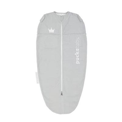 Puckababy The Original Mini baby inbakerdoek 3-6 mnd Grey Stripe Puckababy The Original Mini baby inbakerdoek 3-6 mnd Grey Stripe