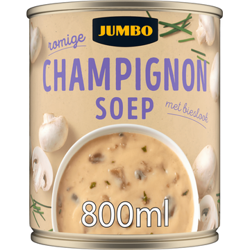Jumbo Champignonsoep met Bieslook 800ML