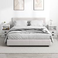 Nachtkastjes 2 st 43x36x60 cm wit - thumbnail