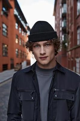 Beechfield CB43R Recycled Mini Fisherman Beanie - Oxford Navy - One Size