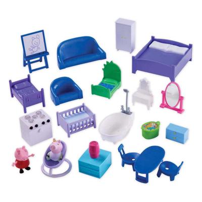 Spectron Peppa pig houten poppenhuis met 9 kamers Spectron Peppa pig houten poppenhuis met 9 kamers