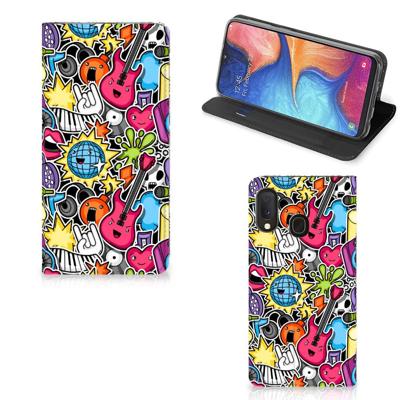Samsung Galaxy A20e Hippe | Standcase | Punk Rock