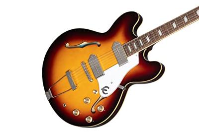 Epiphone Original Collection Casino Vintage Sunburst semi-akoestische gitaar met premium gigbag