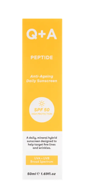 Q+A Zonnebrandcrème Peptide SPF 50 Q+A Zonnebrandcrème Peptide SPF 50