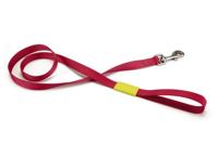 Hondenriem Uni 120cm x 20mm roze - thumbnail