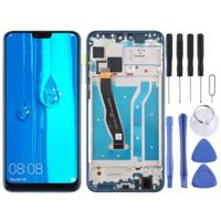 LCD-scherm en digitizer volledige montage met frame voor Huawei geniet van 9 plus (blauw) - thumbnail