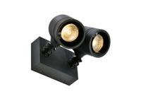 SLV MYRA 233095 Buitenlamp (wand) Halogeen GU10 Zwart - thumbnail