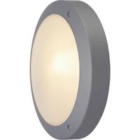 SLV buiten wandlamp Bulan - zilvergrijs/glas gesatineerd - thumbnail