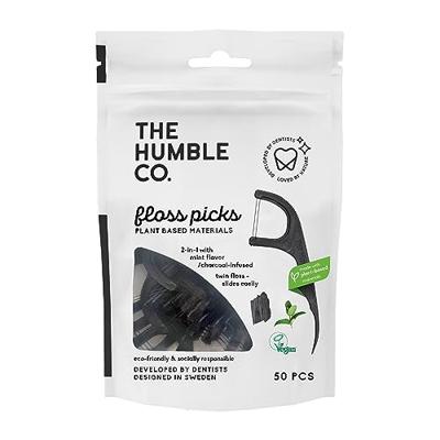 The Humble Co. Tandenstokers + flosdraad - mint & houtskool - thumbnail