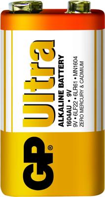 GP ULTRA 9 volt 6LR61 E-blok 3012540 GP ULTRA 9 volt 6LR61 E-blok 3012540