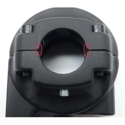 Domino gasgreep set "vintage" throttle grips alu sw 2-train vint dayt