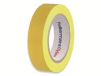 HellermannTyton HelaTape Flex 15 710-00102 Isolatietape HelaTape Flex 15 Geel (l x b) 10 m x 15 mm 1 stuk(s) - thumbnail