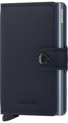 Secrid Mini Wallet Portemonnee Saffiano Navy