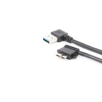 Right Angle USB 3.0 to Right Angle Micro USB B 3.0 Converter Cable,27CM - thumbnail