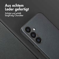 Accezz MagSafe Leather Backcover Samsung Galaxy S24 Plus Telefoonhoesje Zwart - thumbnail