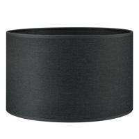 Lampenkap cilinder | rond | canvas | stoffen lampenkap | cilinderkap | Ø35cm H21cm | zwart | antraciet - thumbnail