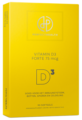 Vitamin D3 Forte 75 mcg - 90 stuks - kwartaal