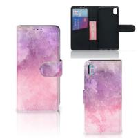 Hoesje Xiaomi Redmi 7A Pink Purple Paint | Portemonnee hoesje - thumbnail